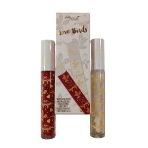 Pretty Vulgar Love Birds Matte Liquid Lipstick Love Me & Lip Gloss Duo Full Size